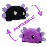 Purple/Black Reversible Axolotl Plushie