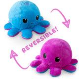 Purple/Blue Reversible Octopus Plushie