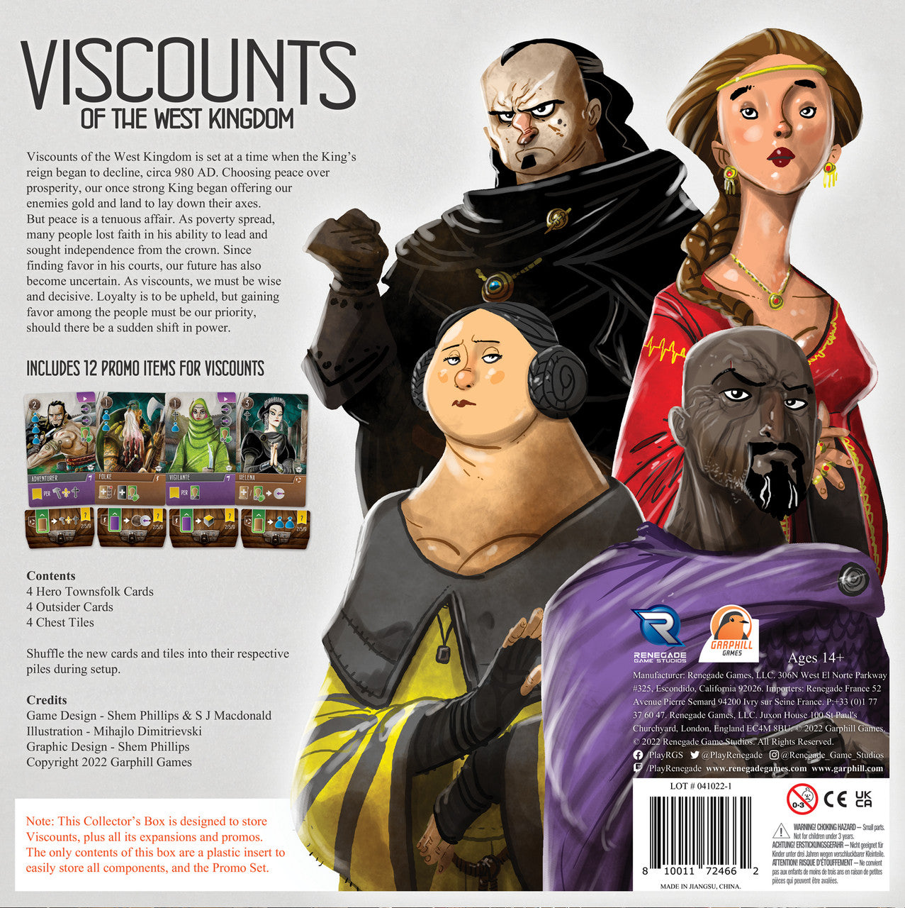 Viscounts of the West Kingdoom: Collector's Box