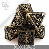 20,000 Leagues Hollow Metal Dice Set