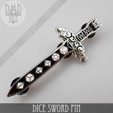Dice Sword Pin*