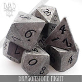 Dragonstone Night Metal Dice Set