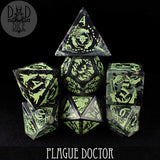 Plague Doctor Gemstone Dice Set