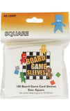 Package of Square Board Game Sleeves (Orange)