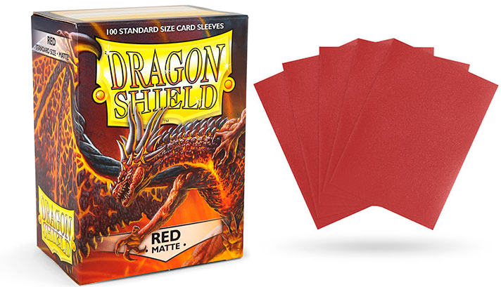 red dragon inn card sleeves Shield | Matte Dual Standard Size | 100 CT - Smooth & Tough Premium TCG Sleeves Thicker card sleeves are nice but getting the cards back in the box and handling hugely overstacked decks is a big issue on games over 100 cards Dragon Shield: Matte Ruby Card
