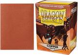 Box art of Matte Copper Dragon Shields (100)