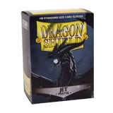 Box art of Matte Jet Dragon Shields (100)
