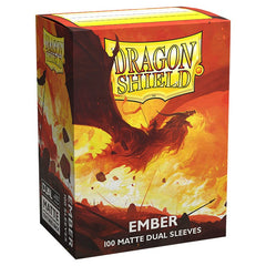 Dragon Shield: Ember Dual Matte [100] – The Guardtower