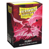 Box art of Dual Matte Fury Dragon Shields (100)