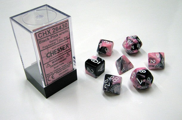 Gemini Black Pink/White Poly Set