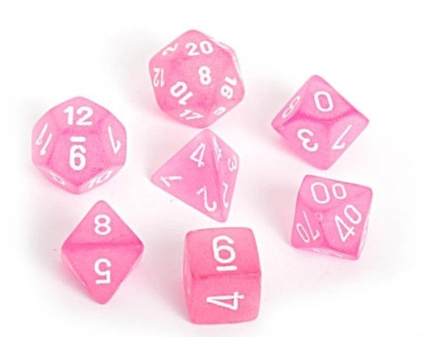 Frosted Pink/White Poly Set
