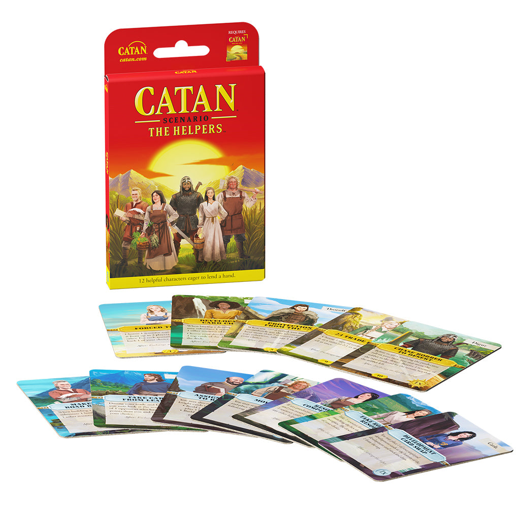 Card examples of Catan: The Helpers