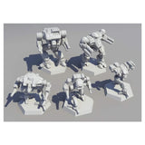 Miniatures from Battletech: Clan Fire Support Star