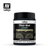 Thick Mud Acrylic: Black Thick Mud [200ml]