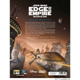 Back cover Star Wars Edge of the Empire No Disintegrations