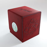 A Keyforge Vault Storage Box in Red