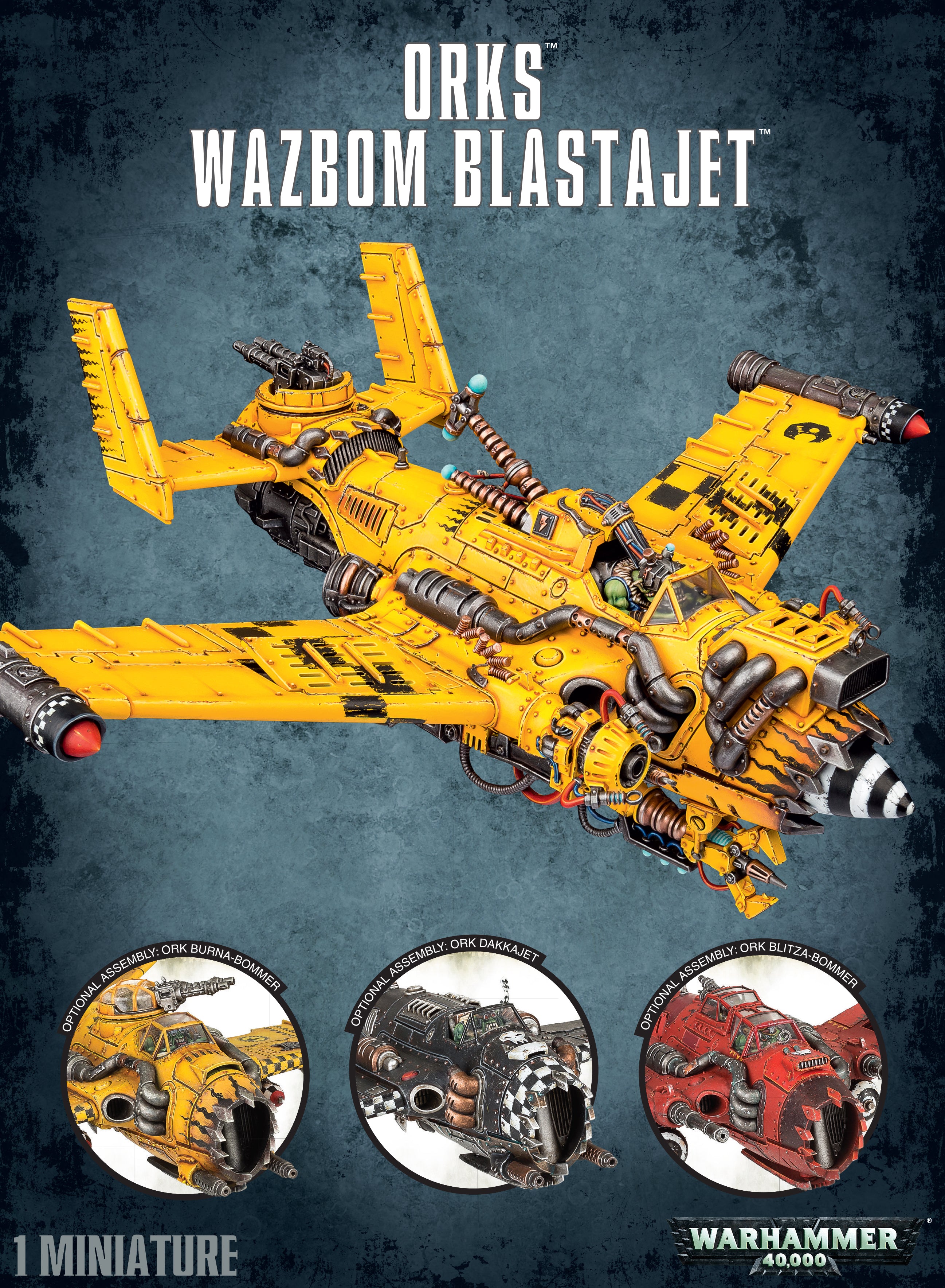 ウォーハンマー 40K Ork DakkaJet (Damage Box & Clear Canopies