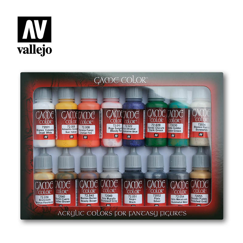Vallejo, Black and White Paint Set