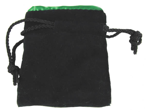 Small Lined Dice Bag - Green