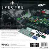 Back of the box of 007 - SPECTRE Board Game