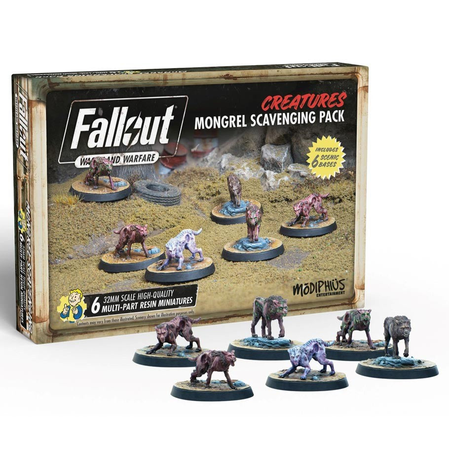 Fallout Wasteland Warfare: Mongrel Scavenging Pack – The Guardtower