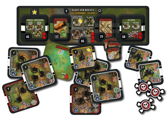 IELLO - Heroes of Normandie: Fortified Farm Punch Board