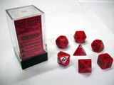 Opaque Red/Black Poly Set