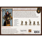 Back of the box of ASOIF: Neutral Golden Company Crossbowmen