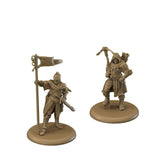 3D renders of ASOIF: Neutral Golden Company Crossbowmen miniatures