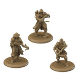 3D renders of ASOIF: Neutral Golden Company Crossbowmen miniatures