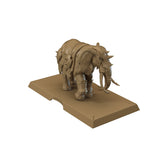 3D renders of ASOIF: Neutral Golden Company Elephants miniatures