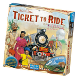 Box art of Ticket to Ride: India plus Switzerland