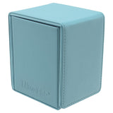 Vivid Light Blue Alcove Flip Deck Box closed