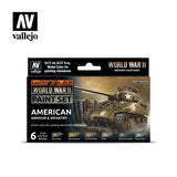 WWII American Armor & Infantry Paint Set