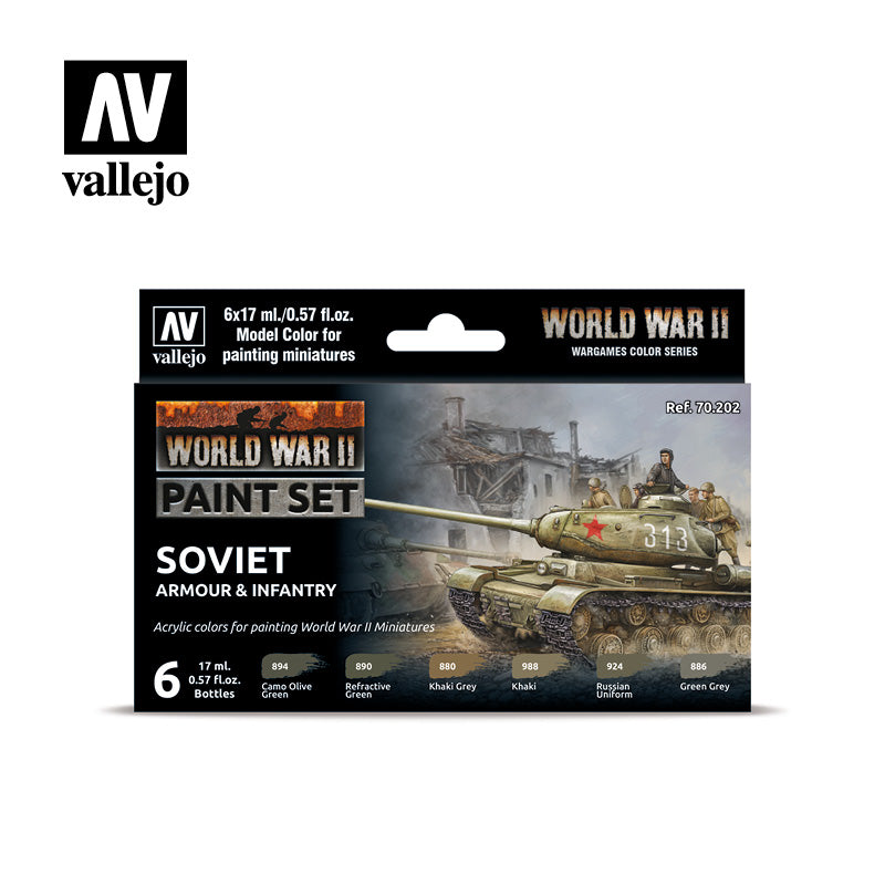 WWII Soviet Armor & Infantry Paint Set – The Guardtower