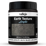 Earch Texture Acrylic: Black Lava-Asphalt [200ml]