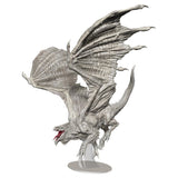 Adult White Dragon Premium Figure 3D render