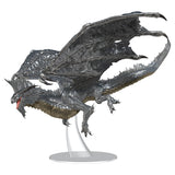 Adult Silver Dragon color 3D render